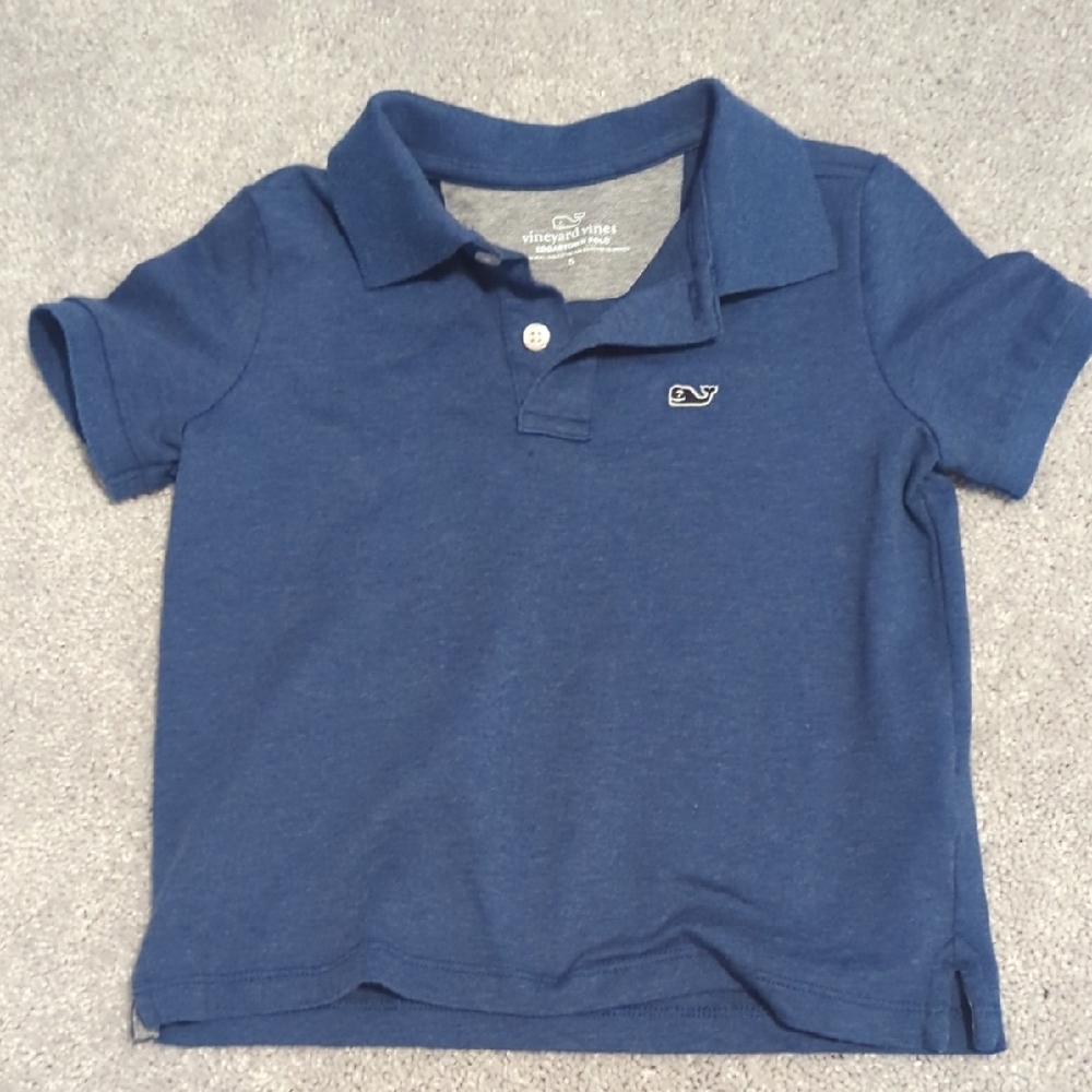 Vineyard Vines Blue Polo Shirt Classic Style
